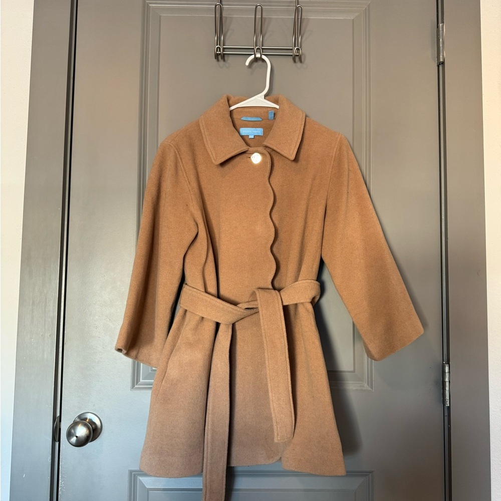 Draper James Tan Wool Coat